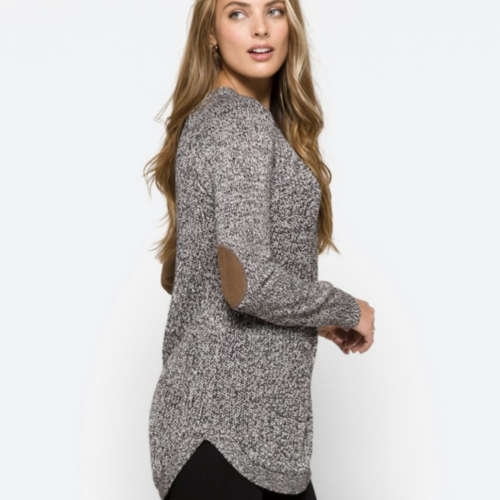 Rowca Elbow Patch Pullover